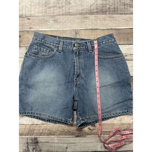 Vintage y2k Levi’s Blank Tab Summer Casual Denim Jean Shorts Size 10 Misses - Picture 5 of 8
